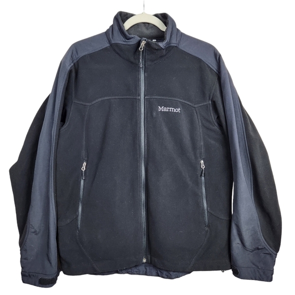 MARMOT Gore Windstopper Fleece Sweatshirt Sweater Full Zip Jacket Men's  Medium - Picture 1 of 11
